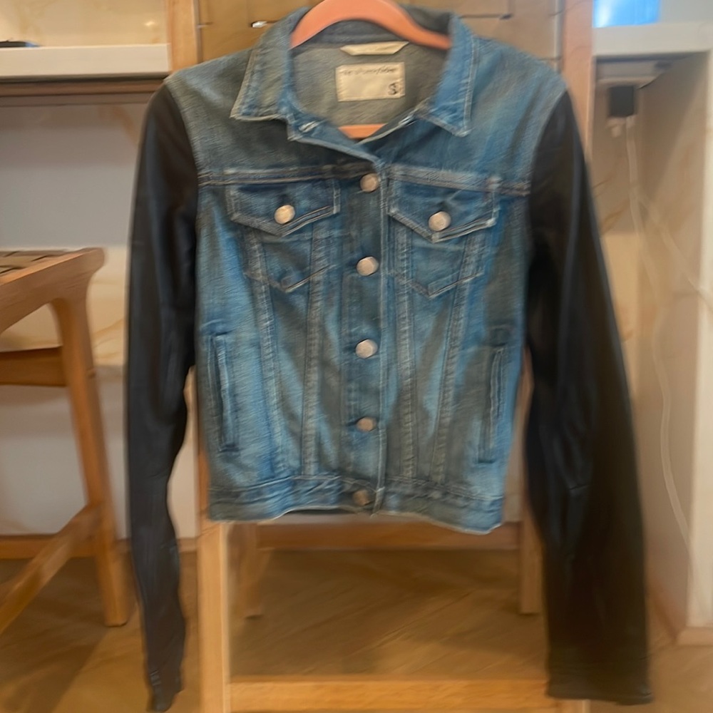 Rag & Bone denim leather jacket